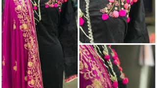 Beautiful designer dress material..!! Party wear dress materials ..