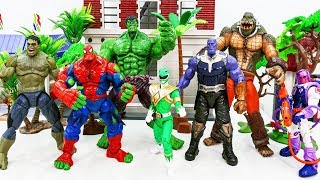 Marvel Super Hero Spider Hulk, Hulk Transform vs Thanos VIllains Army~! GO GO GO!!! #Toysplaytime