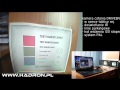 Test kamery cofania w ramce tablicy rejestracyjnej z doświetlaniem
