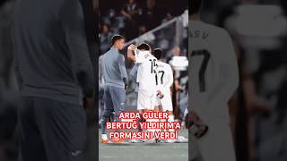 Arda Güler Maç Sonunda Bertuğ Yıldırıma Formasını Verdi.