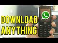How To Download Anything In Jio Phone!!! 100% Working