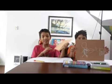 Cave Drawing | Ancient History | Kid2Kid Tutorials