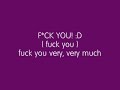 Lily Allen Gwb Fuck You Very Much Lyrics images Lily Allen Gwb Fuck You Very Much Lyrics