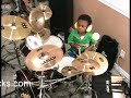 Metallica - Harvester of Sorrow, Drum Cover, 4 Year Old Drummer
