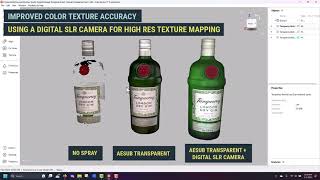 Aesub Transparent 3D Scanning Translucent Gin Bottle
