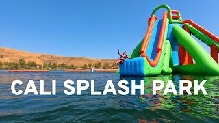 Cali Splash Park In Castaic Lake - Inflatable Bounce Aquapark