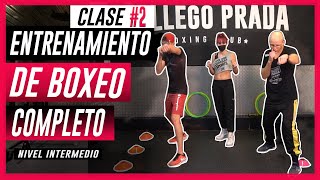 Entrenamiento BOXEO ⚠️Nivel INTERMEDIO⚠️ #2▶︎ Giros y Desplazamientos (Sesión Completa)