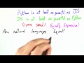 Natural Language Power - CS262 Unit 5 - Udacity