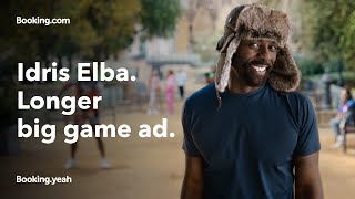 Booking.com I Idris Elba Says More Things | 2022 Big Game Ad - Extended