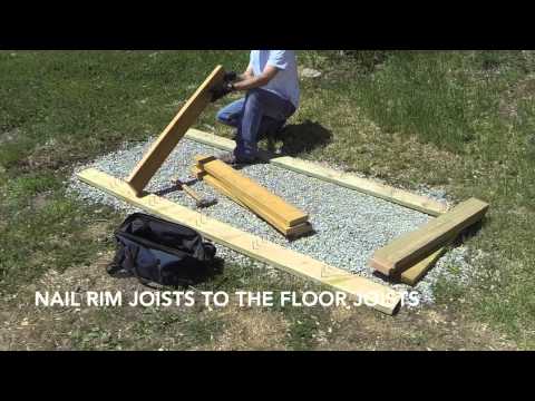 how to build a lean to off a garage