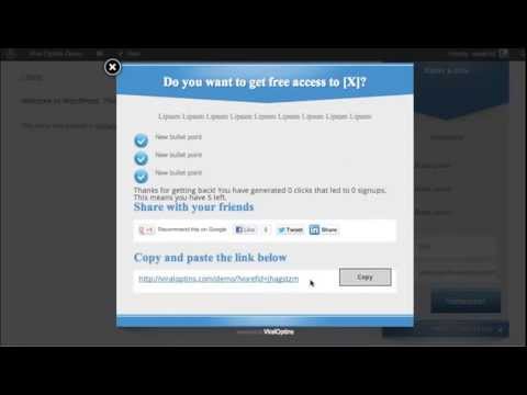 Viral optins video demo
