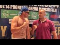 TYSON FURY v ALEXANDER USTINOV HEAD TO HEAD @ PRESS CONFERENCE / FURY v USTINOV klip izle