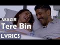 Tere Bin | Full Song with LYRICS | Wazir | Farhan Akhtar | Aditi Rao Hydari