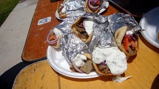 Matt Stonie vs Joey Chestnut | World Gyro Eating Championship 2014