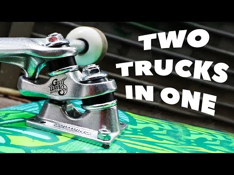 DOUBLE DECKER SKATEBOARD TRUCKS?!