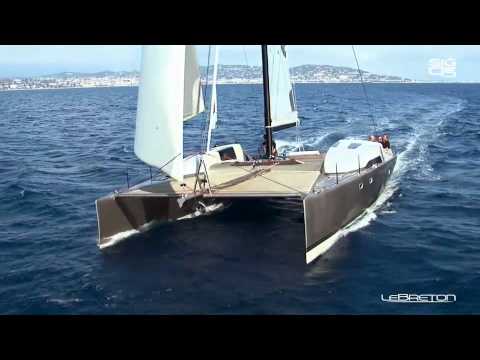 SIG45 High Performance Catamaran Sailing Fast - YouTube