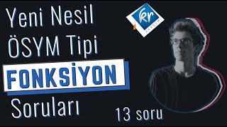 TYT Fonksiyonlar, Yeni Nesil 13 Soru | KR Akademi Yayınları