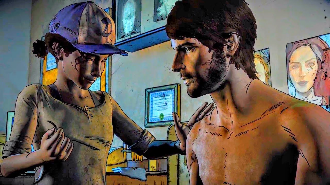Видео Игры The Walking Dead Обнаженная Клементина