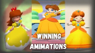 ✿ Princess Daisy Wins in All Mario Parties ✿