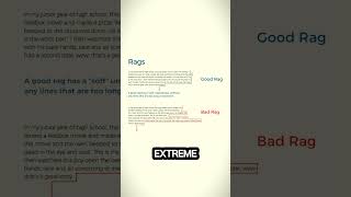 Typesetting How To Adjust Rags In Graphic Designs ?