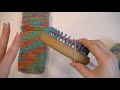 VIDEO CLIP Yoga Socks on ANY Sock Loom CUFF BODY