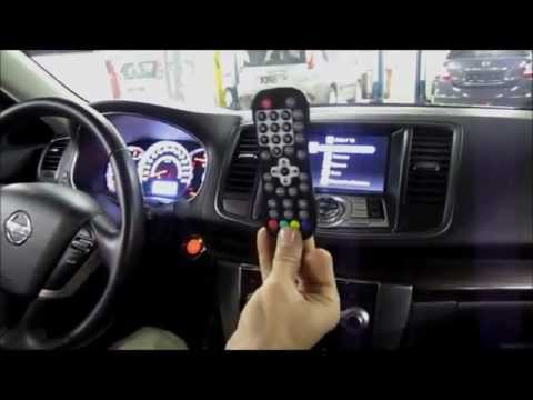 Nissan Teana 2011  Тв-тюнер, управление с тачскрина и руля