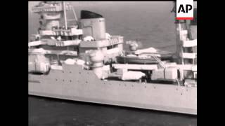 Bulganin And Kruschev Arrive In Britain On The Cruiser Ordzhonikidze