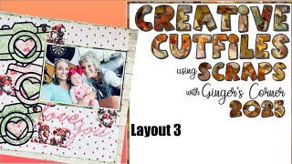 Scrapbooking With Cutfiles Using Scraps