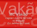VAGNER LOVE TÁ DE VOLTA NO MENGÃO 2012 = MC VAKÃO