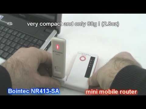 Bointec portable battery powered wifi Router for 3G USB modem 6 hours run time!