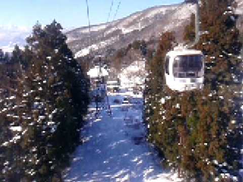 野沢温泉スキー場　日影ゴンドラから（20081229）