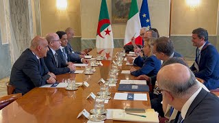 الوزير الأول يجري بروما مباحثات مع رئيسة مجلس وزراء الجمهورية الايطالية