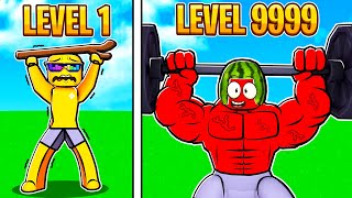 Level 1 To Level 9999 Super Strength In Roblox