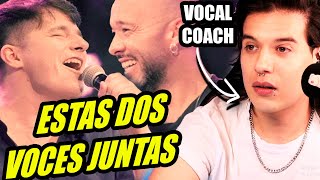 Buena Combinación? La Konga, Nahuel Pennisi - Por Segunda Vez | Reaccion Vocal Coach | Ema Arias