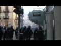 Palermo scontri lanciarazzi ad altezza uomo