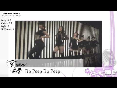 KPOP | TOP NEW RELEASES | NOV-DEC 2009