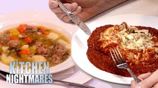 "That's Beef?! It Looks Like Canned Dog Food" | Kitchen Nightmares