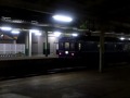 深夜の新津駅 上り『日本海』と出会う『あけぼの』