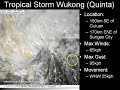 Tropical Storm Wukong (Bagyong Quinta) Update December 25, 2012