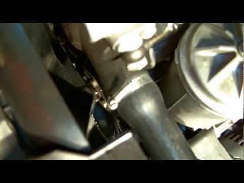 Ремонт и замена вентилятора на BMW E36, видео.