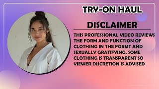 4K Transparent Dress Try On Haul Streetwear Try On Haul See Through Daily Sheer Vibes