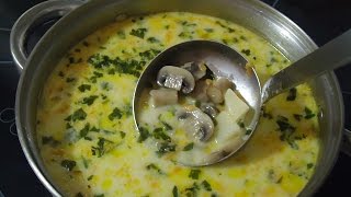 Сырный суп с грибами и курицей. http://leoanta.ru/ Сырный суп с грибами и курицей. http://leoanta.ru/