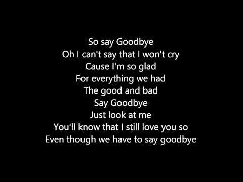 Say Goodbye Video