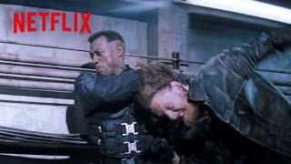 地下鉄での激闘 - ブレイド Vs クイン | ブレイド | Netflix Japan