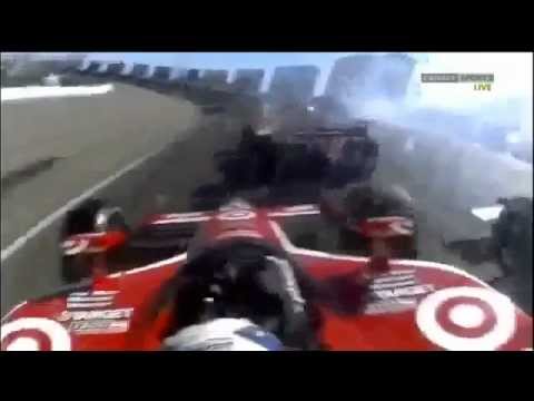 Dan Wheldon Crash indy car race Dan Wheldon Crash indy car race