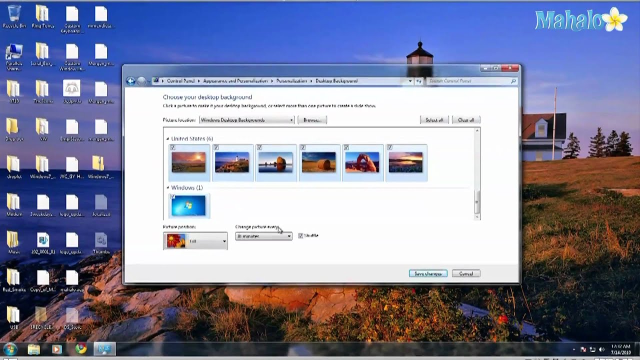 Perfect How To Create Your Own Desktop Background Windows 7 in Bedroom