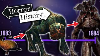 Play this video Stranger Things The History  Evolution the Demodogs and Dart  Horror History
