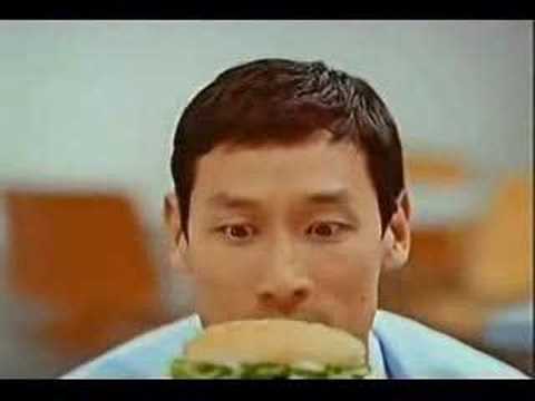 fat man eating burger. Eat Like Snake Burger King