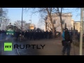 RAW: German riot police storm & beat 'Blockupy' anti-ECB protesters in Frankfurt