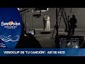 ** AMAIA Y ALFRED ** graban el VIDEOCLIP de 'Tu canción' (Making of) | Eurovisión 2018